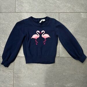 Janie and Jack flamingo sweater